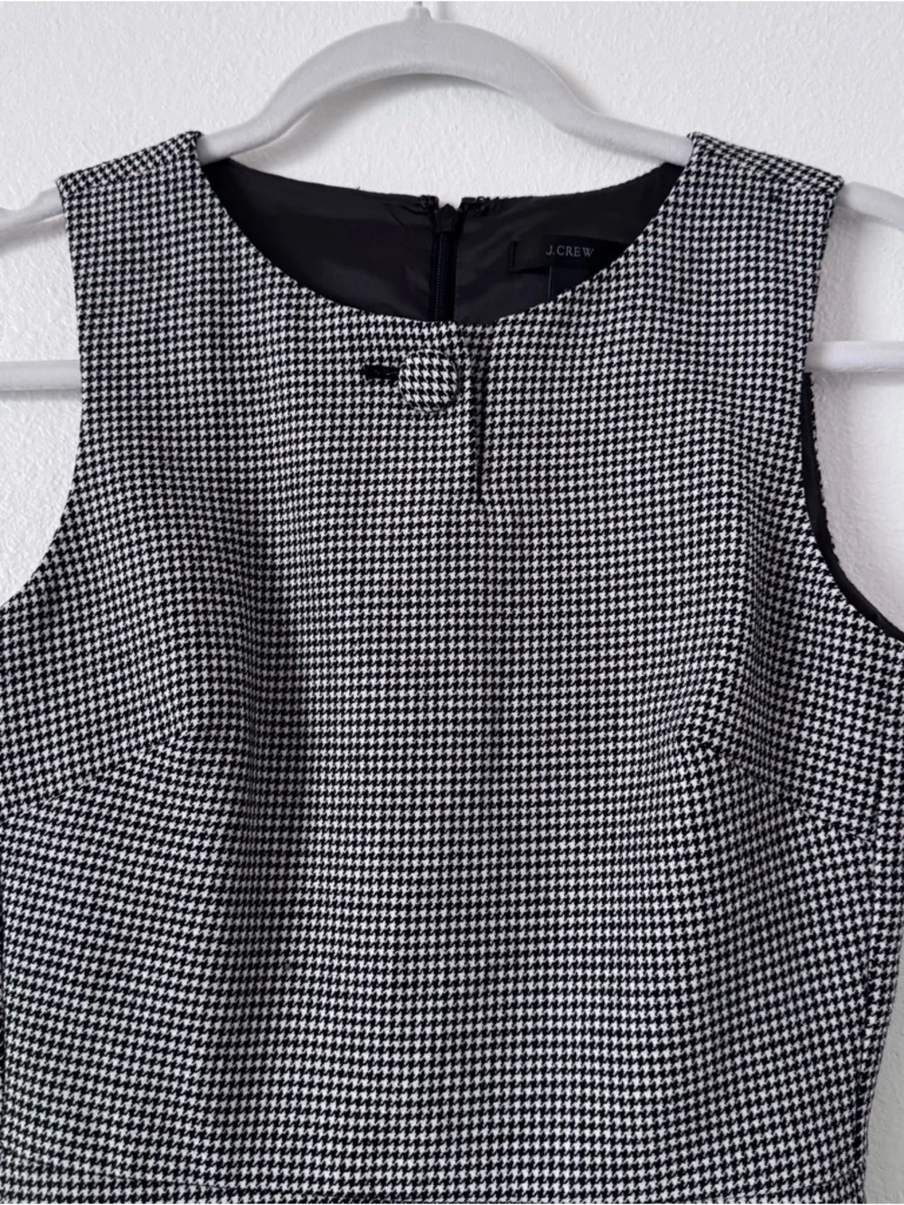 J.Crew wool Houndstooth Sheath Dress